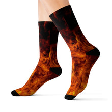Load image into Gallery viewer, Flames of Fire Socks
