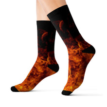 Load image into Gallery viewer, Flames of Fire Socks
