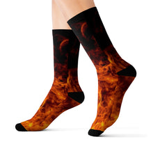 Load image into Gallery viewer, Flames of Fire Socks

