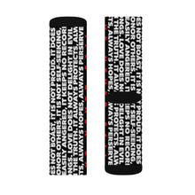 Load image into Gallery viewer, 1 Corinthians 13:4-8 Socks
